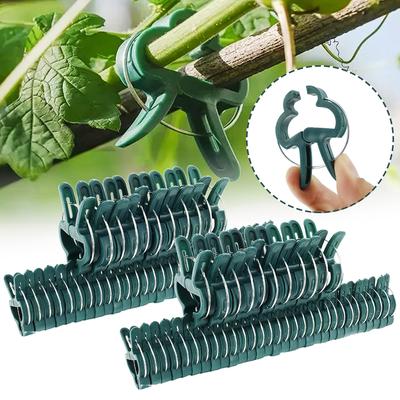 Çiçek Asması Sebze Domates Sapı Bağlantı Elemanları Bahçe Malzemeleri Tekrar Kullanılabilir Bahçe Serası Braketlerini Sabitlemek İçin Bitki Sabitleme Klipsleri