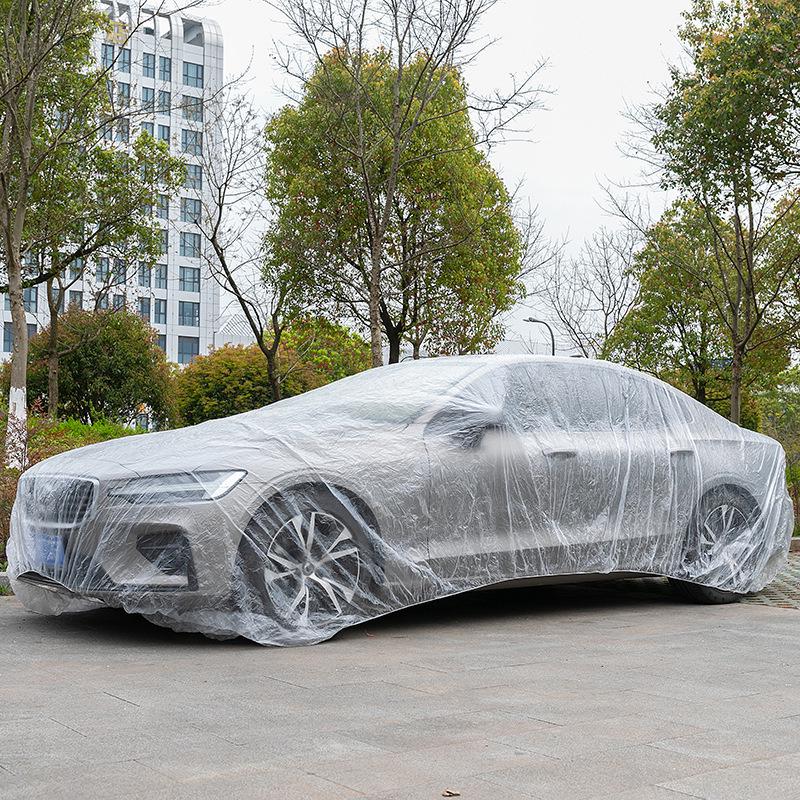 Disposable Transparent PE Car Dust Cover