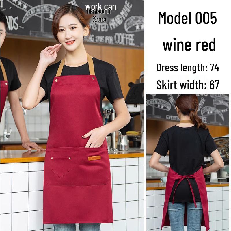 Waterproof and Stain-Resistant Catering Apron with Logo for Restaurants, Cafes, and Hotels