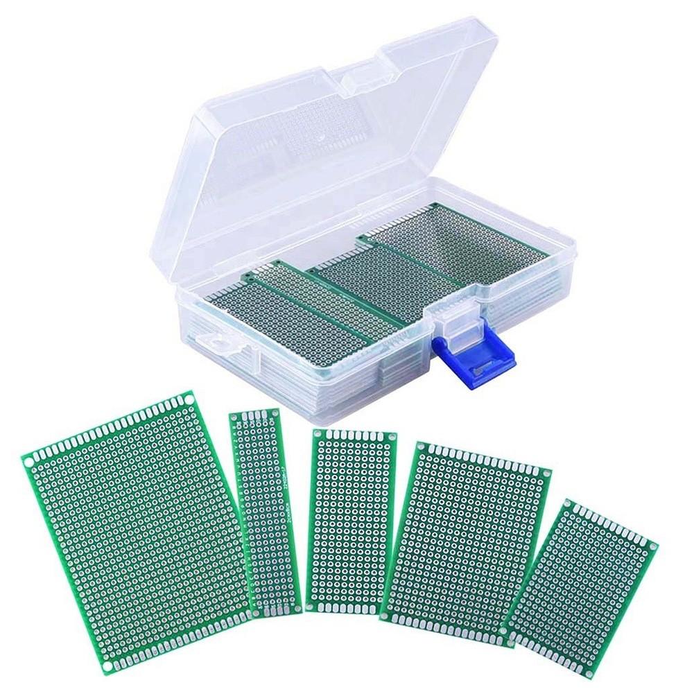 Double-Sided PCB Protoboard Kit Soldering Board Variety Of Sizes