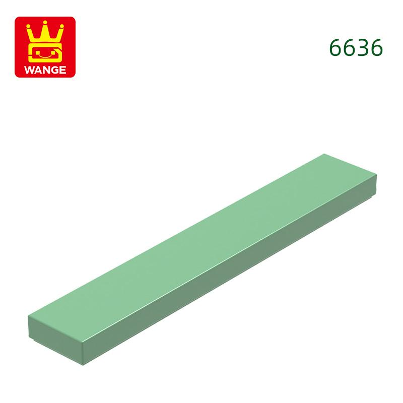 121Pcs/lot 6636 1x6 Tile Building Block Moc Classic Accessories Compatible with Brick Children Toys Gift Box