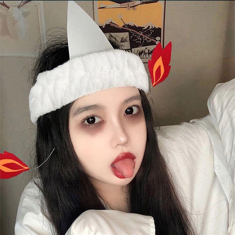 Yuan Xiangqin Halloween headgear cute ghost headband jewelry ghost makeup hair accessories funny accessories