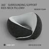 New Arrival Travel Kids Neck Pillow Memory Foam Velcro Strap Compression Fashionable Design Hot Selling