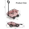 Small Dog Stroller Portable 360 ° Rotate Trolley Multifinonal Chihuahuas Pet Dog Carriers Supplies Folding Cart with Wheels