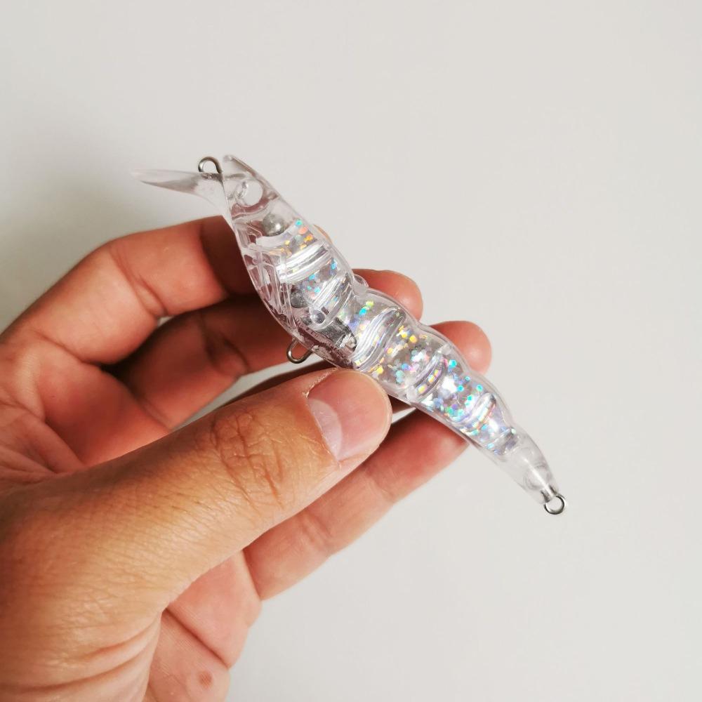 

10 см/11,6 г Тонущая приманка Crystal Shrimp Crankbait body 2023 Bait Embryo Body