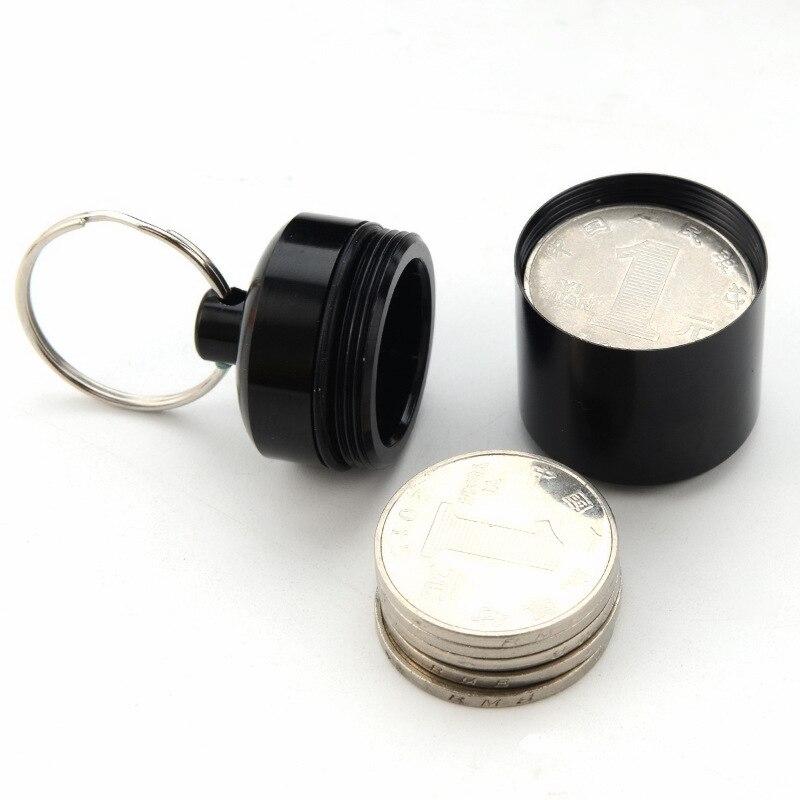 Aluminum Alloy Medicine Cartridge Small Medicine Cartridge With Aluminum Sealed Impermeable Ring Earphone Storage Jar