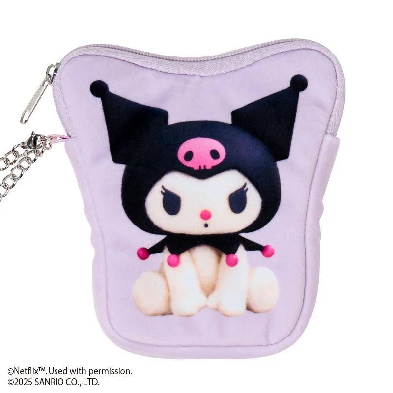 Sanrio KUROMI Pass Case ( Netflix Original Anime My Melody & KUROMI )