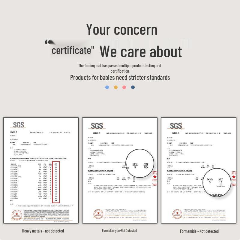 XPE Foldable Thick Baby Crawling Mat for Home and Living Room