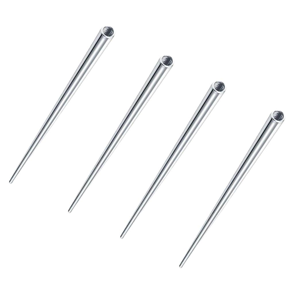 4x Threaded Taper for Jewelry Piercing Tool Stainless Steel Ear