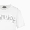 Emporio Armani Logo Letter Print Round Neck Short Sleeve T-Shirt Women t-shirts White 3D2T7S-2JIDZ-10100
