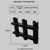 Mount Rod Holder 3 Link Tube Fishing Pole Holder Quick Release For Boat Marine Firmly Install Portable Kayak Yacht Tackle