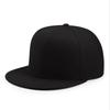 Men's Solid Color Flat Brim Baseball Cap - Spring/Summer Woolen Hip Hop Hat