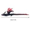 3D Printed Dragon With Wings Winged Carriage Dragon Figurine Art Deco Dragon Sculpture Tabletop Animal Theme Decor Gifts