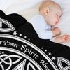 Pentagram Symbol Throw Blanket Loose Summer Large Polar Blankets