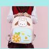 Pochacco Kids Backpack With Curved Shoulder Straps And Cute Animal Prints For School Use