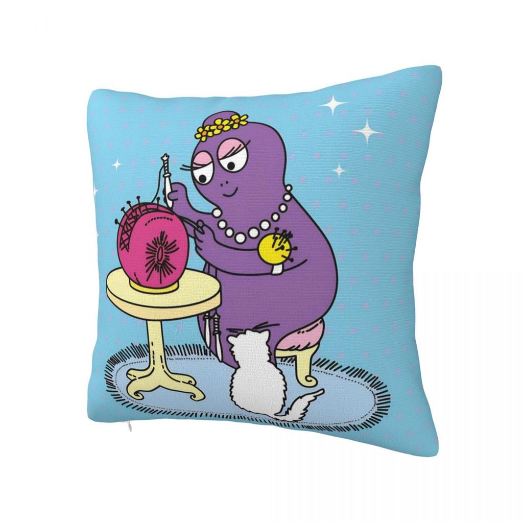 Cute Cartoon B-B-Barbapapas Pillow Case Morden Pillow Cover Soft Custom Cushion Cover Pillowcases For Sofa Home Decoration
