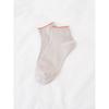 DaiSo Ankle Brim Women S Short Sock Grey