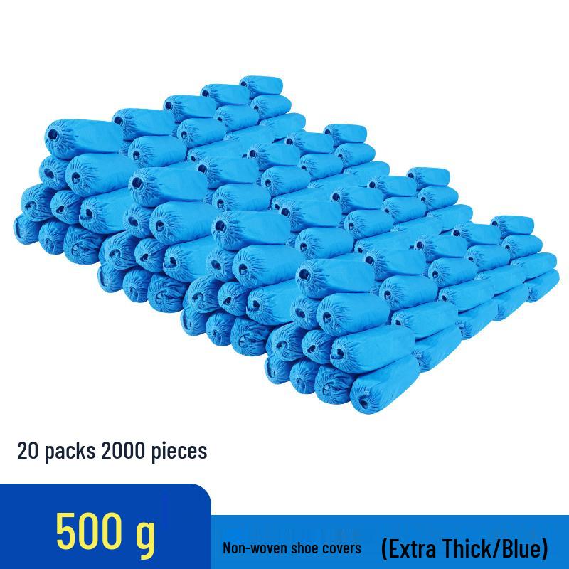 Thickened Non-Slip Disposable Shoe Covers for Indoor Use - Dustproof & Wear-Resistant