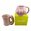 Ins-style Nordic Creative and Personalized Human Chest Cup, Ceramic Mug, Coffee Cup, Human Art Small Water Cup
