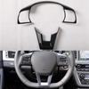 Carbon Fiber Car Gear Interior Panel Central Console Dashboard Trims Decoration for Hyundai Sonata Lf 2014 2015 2016 2017 2018 9