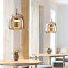 Glass LED Pendant Light Nordic Hanging Lamp For Dining Room Restruant Bar Indoor Decor Lighting Bedroom Bedside Led Ligh Fixture