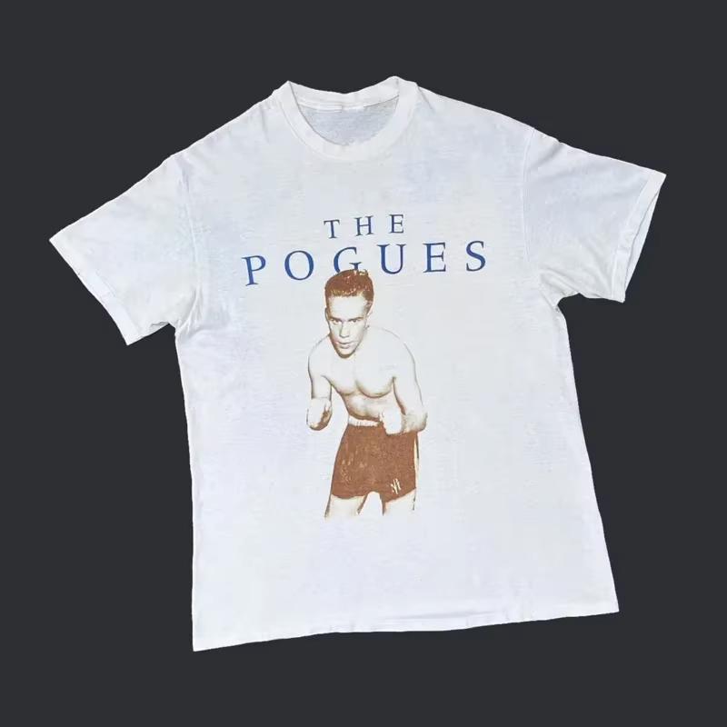 The Pogues 2025 TOUR 40 Years of Rum Sodomy The Lash T Shirt Summer Cotton Men's Women Tops Tees Streetwear Loose Casual Trendy