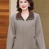 Yalu Women's Autumn Loose Woolen Lapel Jacket