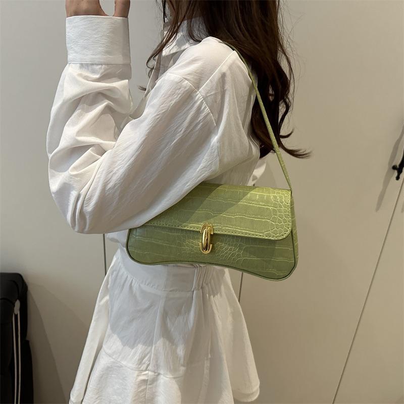 High-value Simple Underarm Women's Bag Autumn New Shoulder Bag Fashionable Retro Underarm Handbag