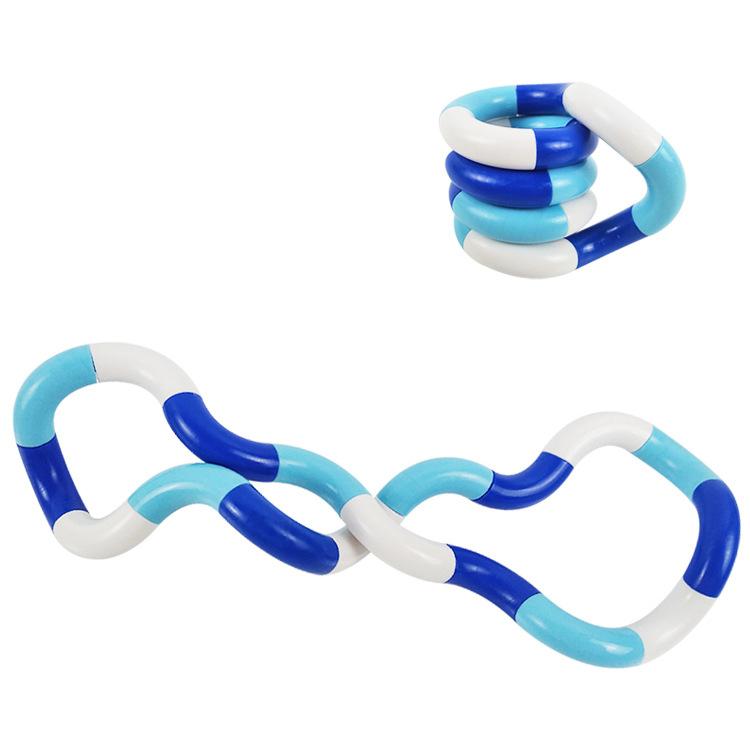 1/3/5Pcs Tangle Fidget Toy Twisting Sensory Hand-Eye Coordination Toy Anxiety Relief Finger Toy for Kid Adult Fine Motor Skills