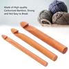 Bamboo Crochet Hook Handcrafted Knitting Needles Yarn Craft 20cmCelsius7.9in Large Crochet Hooks