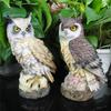 Owl Shape Statues Animal Birds Art Sculpture Resin Art&Craft Home Office Desktop Decoration