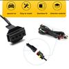 4Pcs For Toyota Tundra 2018 2019 2020 2021 Car LED Front Grille Strobe Light Daytime Running Lamp DRL Grid Warning Lamp Amber