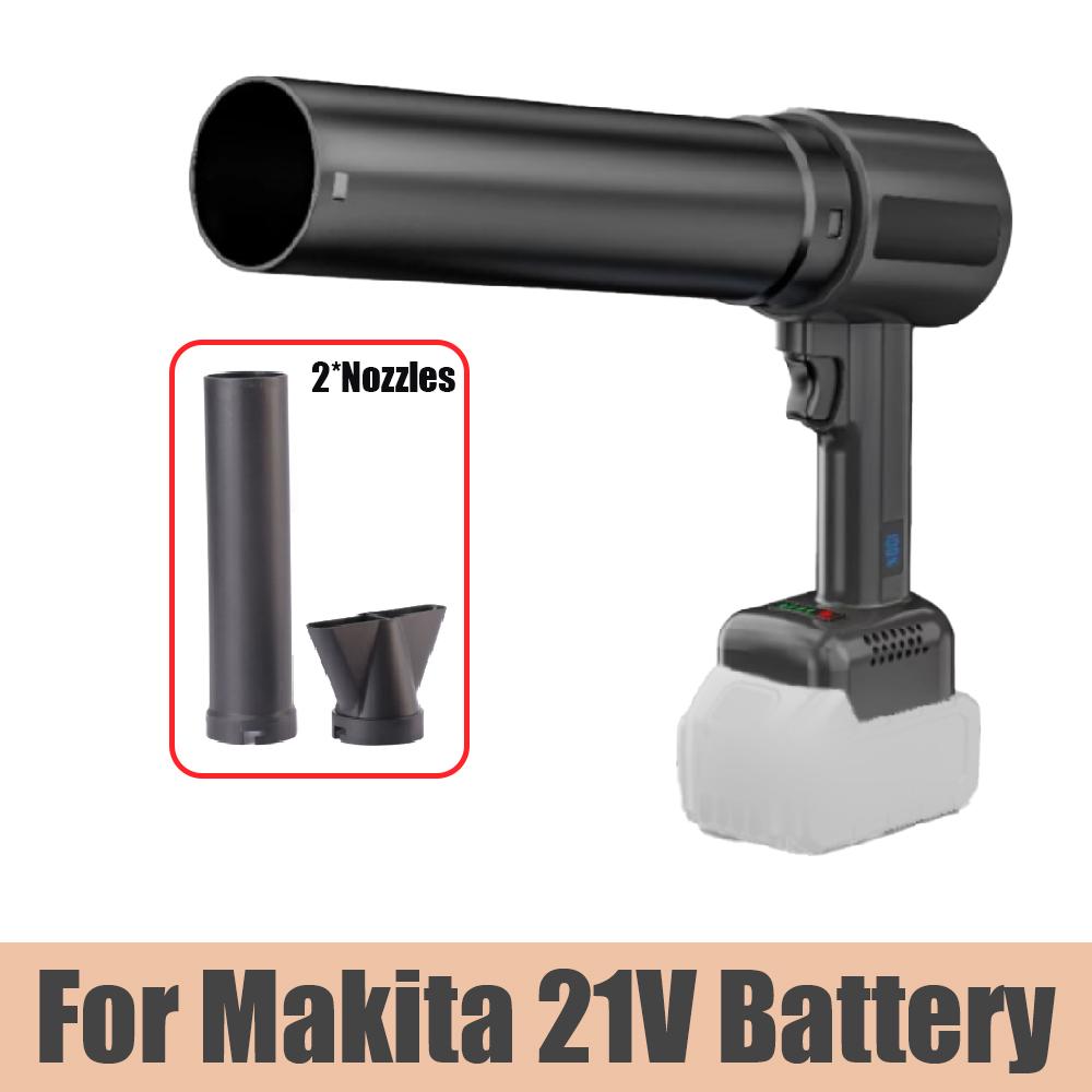 21V Brushless Electric Turbo Jet Blowers Max 1600g Thrust Handheld Turbo Jet Fan Leaf Blower Wireless Super Powerful Air Blower
