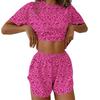 New Spring Summer  Fashion Casual Home Clothes Y2K 2-Piece Set Women's Outfit