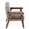 Miniature Doll House Sofa Wooden Furniture 1 12 Scale Mini Dollhouse Accessories for Living Room Decor DIY Kit