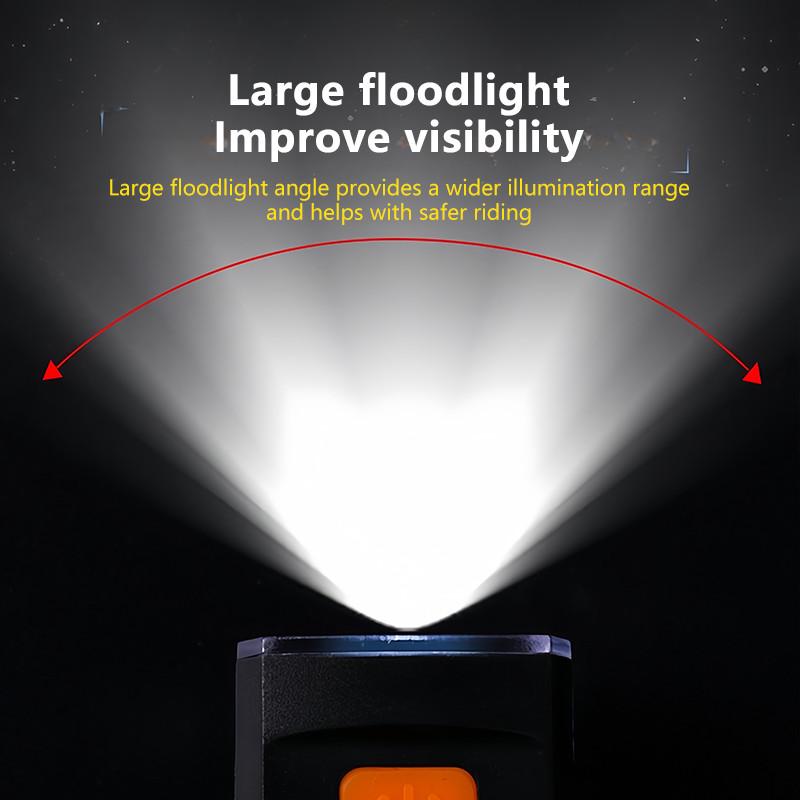 Usb Rechargeable Bike Headlight Cycling Accessories Night Riding Bicycle Light Flashlight For All Cycling Road Mountain Bike