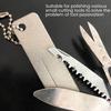 Diamond Cutter Sharpener Mini Keychain Portable Outdoor Camping Emery Nail File Efficient Sharpening Tool for Scissors Fish Hooks