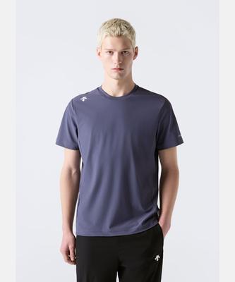 DESCENTE Cooling Tricot Short Sleeve T-Shirt Gray Sr313Tts71 (A Type)
