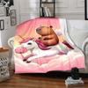 1PC Unicorn, Capybara Blanket - Soft Warm All-Season Throw for Sofa, Bed, Car, Office, Throw For Sofa yy250916097