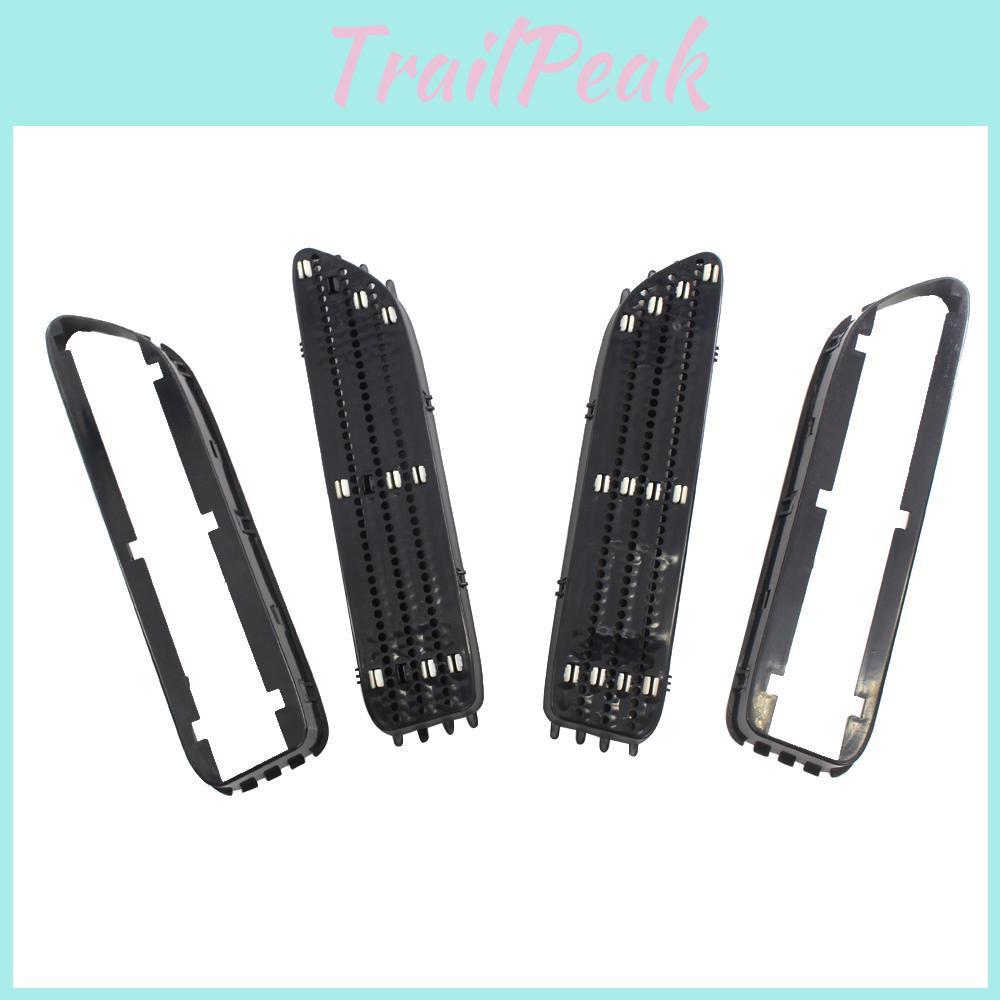 Czarny Grill Boczny Kratka Błotnika Błyszcząca Wymiana Dla Bmw E46 M3 0106