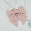 Papillon a Punta di Freccia Monocolore Cravatta da Donna Stile Accademico Accessorio per Uniforme Scolastica Fiocco a Nastro Moda Minimalista