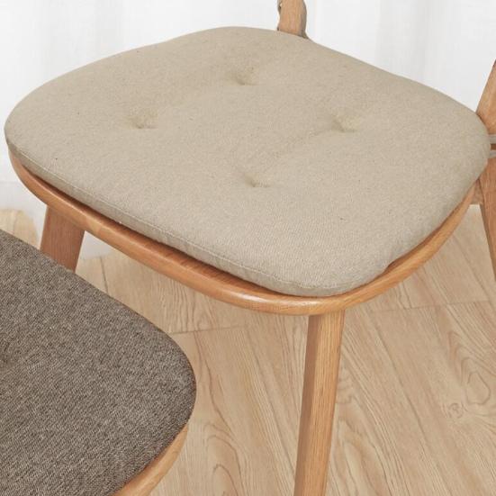 Polštářek na židli s protiskluzovým upevňovacím popruhem Zesílená houbová výplň Měkká elastická kůň