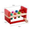 Placă Puzzle Colorată din Lemn pentru Copii Mici 3-5 Ani Preșcolari Băieți și Fete Puzzle-uri Banc de Bătut pentru Bebeluș