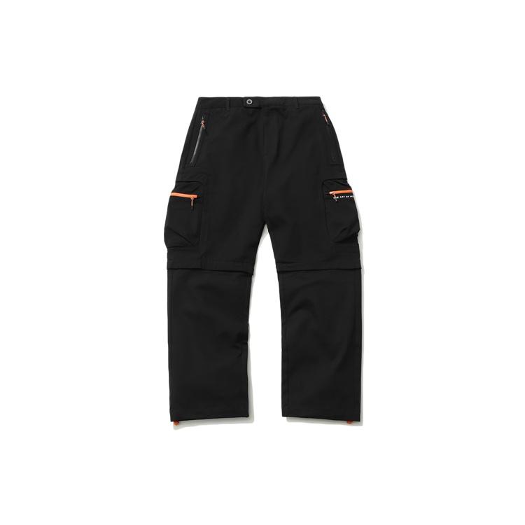 Li-Ning Lifestyle Superdry Straight Pants  Black  Men s AKXR095-2 M