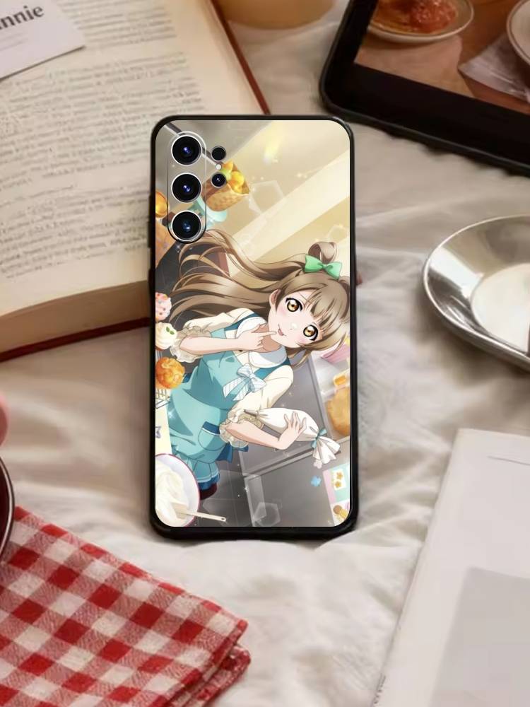 Love Live-Kousaka Honoka Phone Case For Samsung S26,S25,S24,S23,S22,S30,S21,Ultra,Plus,FE 5G Black Soft Cover