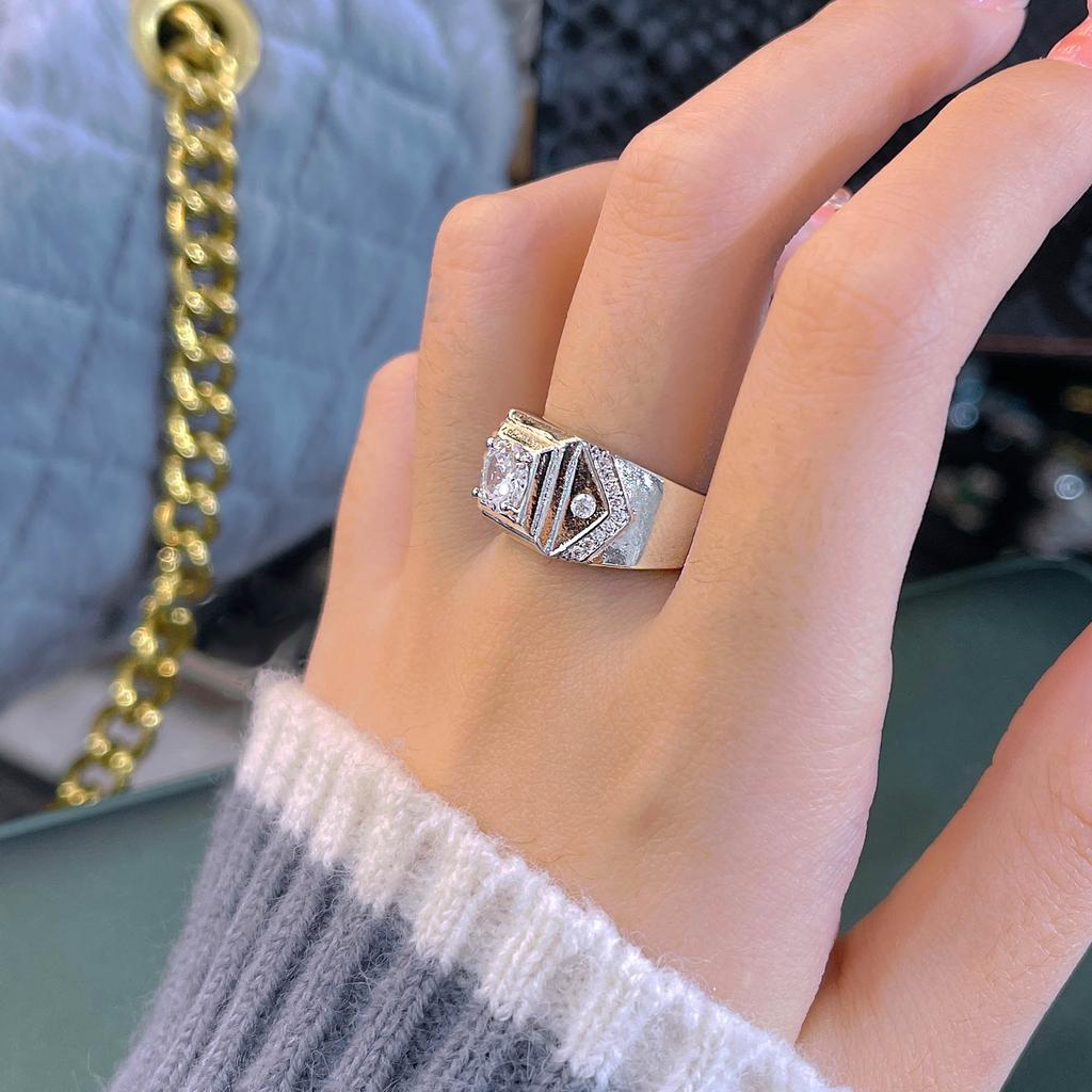 100 % Color Mens Finger Ring Bridal Bridal Bands Diamond Jewelry Bizuteria Origin Color  Jewelry Engagement Anel Box