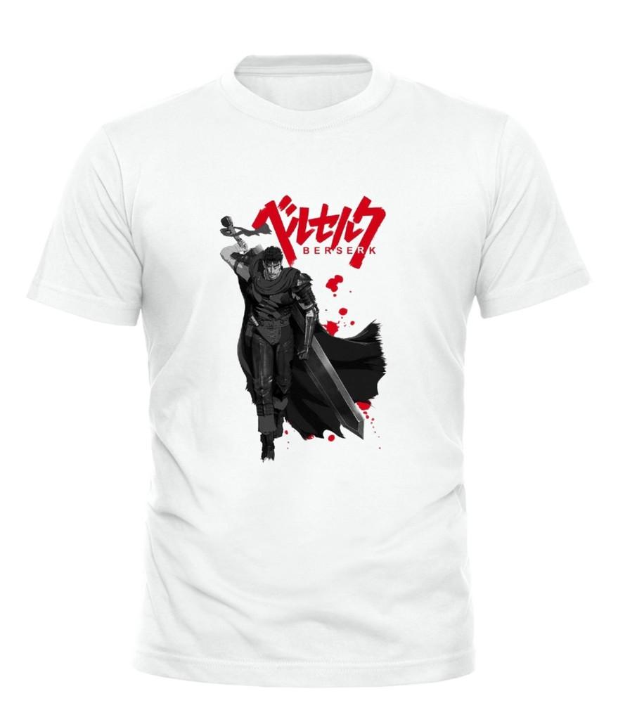 

Berserk Guts Anime Manga TShirt Japanese Black Graphic all sizes unisex Unisex T-Shirt XXXL