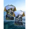 Summer Hunting Fishing 3D Print T-Shirts Men Women Casual Short Sleeve T Shirt Harajuku Y2K Top Streetwear Tees Men's Clothing