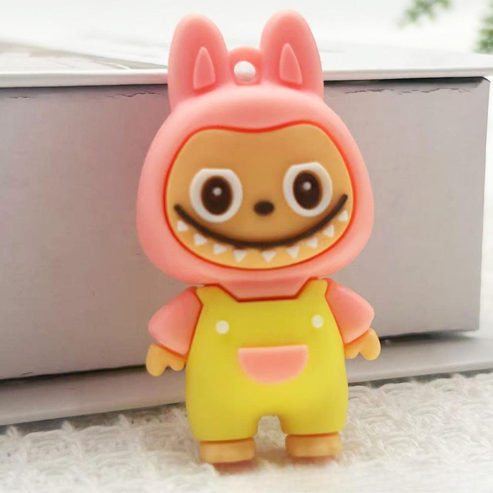 Cartoon Keychain Cute Three-dimensional Doll Pendant Car Key Chain Exquisite Accessories