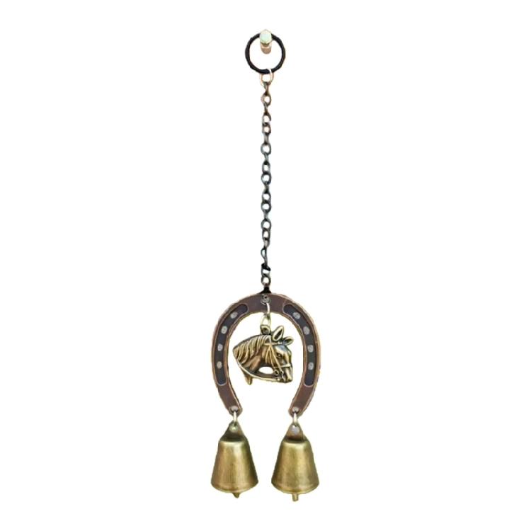 Metal Horseshoe Wind Chime Garden Ornament Wind Chime For Outdoor Space Garden Decoration Decorative Installation